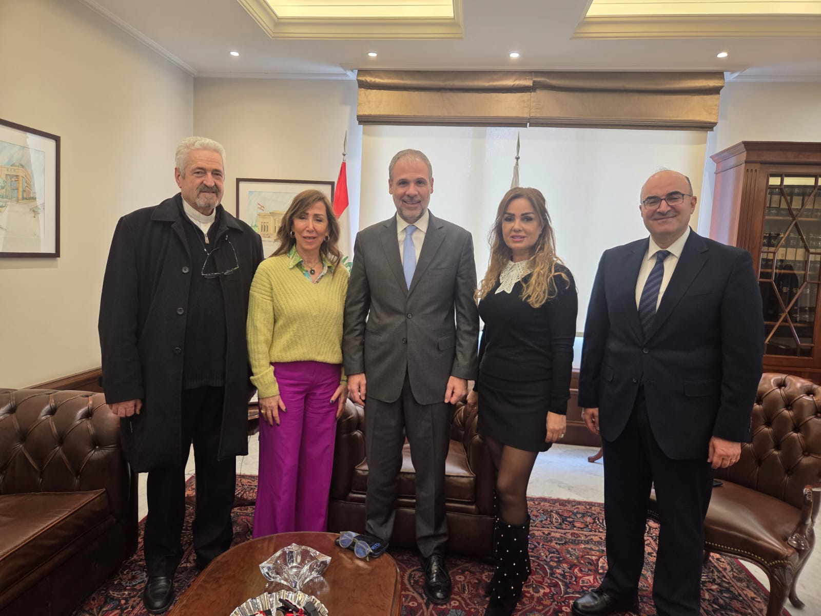 وفد من اتحاد أورا يزور نقيب المحامين في بيروت